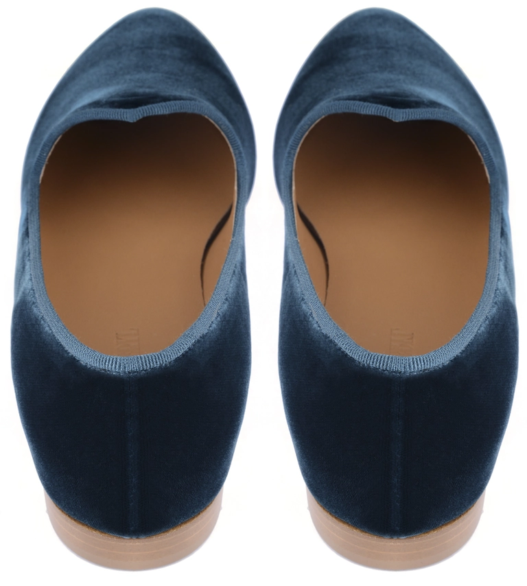 MORE is LOVE | Le Monde Beryl - Petrol Blue Slippers - Slippers