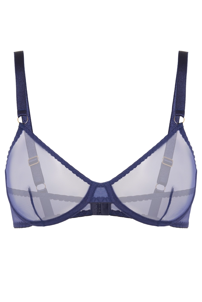 Coin laundry expand Volcanic MORE is LOVE | Petra - Blue Underwired Bra - Lingerie
