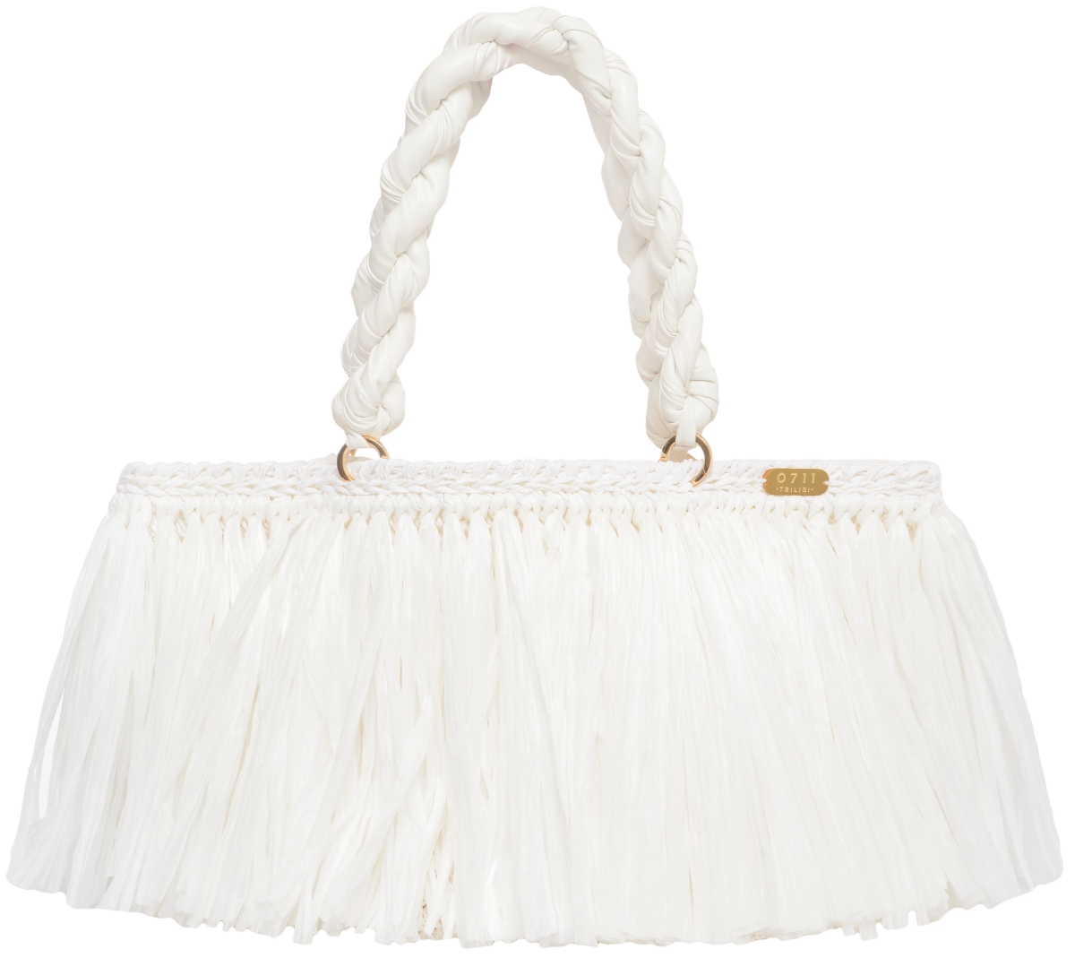 malibu small straw tote bag